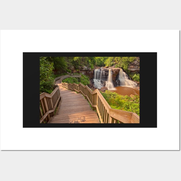 Winding Blackwater Falls Wall Art by somadjinn